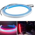 2Pcs Red & Yellow Motorcycle Turn Signal Lamp LED Daytime Running Lights. 