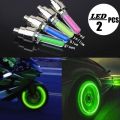 Bike Motorcycle Cycling LED 1 Pair Rainbow RGB Color Bike Wheel Tire Light. 