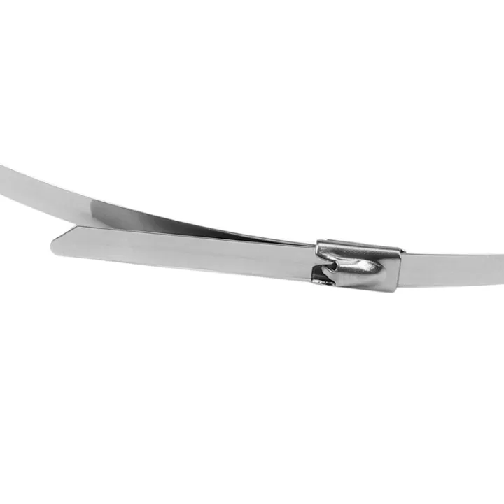 10Pcs%2017.7"%20Stainless%20Steel%20Locking%20Cable%20Ties%20For%20Exhaust%20Pipe%20Header%20Wrap%20Tape%20Silver%20-%20Image%208