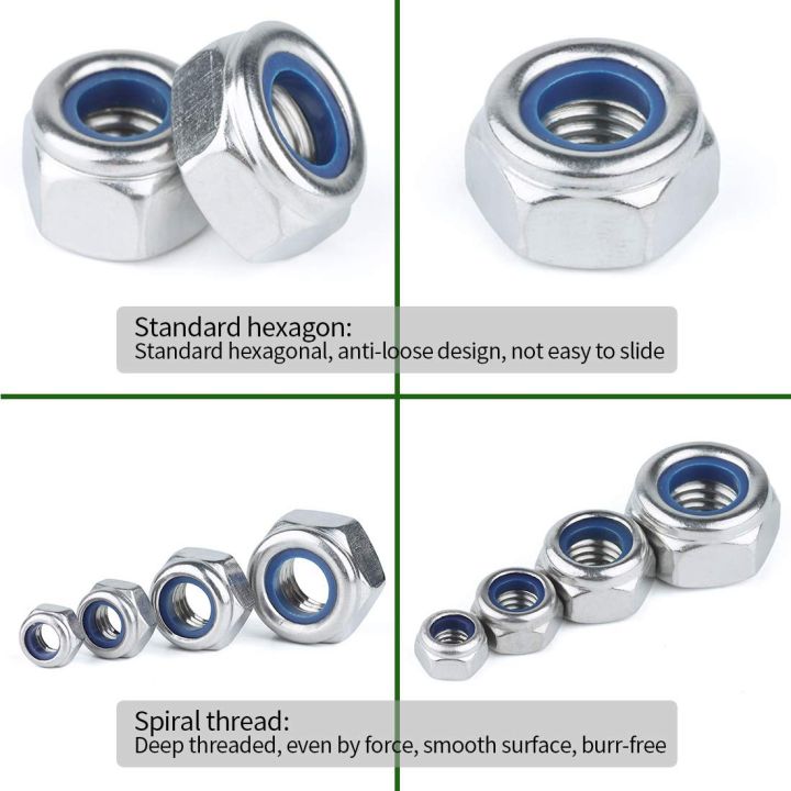 150Pcs%20304%20Stainless%20Steel%20Lock%20Nut%20Assortment%20Kit%20For%20Hardware%20Accessories%20Nylon%20Insert%20Hex%20Lock%20Nuts%20Self%20Locking%20Nut%20M3%20M5%20M6%20M8%20M10%20-%20Image%204