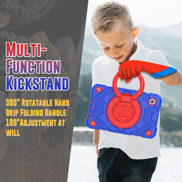 Spider%20Rotation%20Handle%20Silicone%20Hybrid%20PC%20Tablet%20Case%20For%20Samsung%20Galaxy%20Tab%20A9%20-%20Image%208