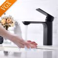 VGX Bathroom Faucets Matte Black Basin Mixer Sink Crane Faucet Gourmet Hot Cold Water Tap Washbasin Brass Single Hole Tapware. 