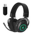 KZ GP20 Game Headset Noice Cancelling 2.4G True Wireless Headphones Bluetooth-Compatible 5.0 RGB Bluetooth Wireless Earphone.