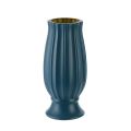 Flower Vase Unbreakable Exquisite Smooth Touch Streamlined Solid Color Dried Flower Arrangement Plastic Vase for Living Room. 