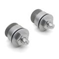 41MM Motorcycle Front Shock Absorber Screw Fork Cover Cap Preload Adjusters Bolts for Honda CB400(Silver). 