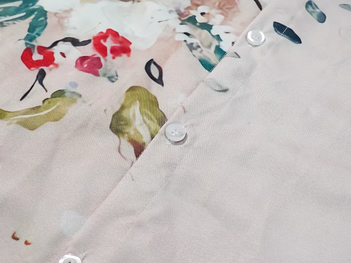 Women's%20Shirt%20Blouse%20Floral%20White%20Yellow%20Pink%20Print%20Button%20Long%20Sleeve%20Casual%20Holiday%20Fashion%20Shirt%20Collar%20Fit%20Spring%20Fall%20-%20Image%204