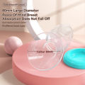 Silicone Manual Breast Milk Collector, Portable Breast Pump Milk Saver with Sealing Lid for Nursing Mothers. 