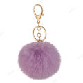 Cute Imitation Rex Rabbit Fur Plush Keychain 8cm Fluffy Pompom Ball Bag Backpack Decoration Car Key Chain Girl Gift Accessories. 