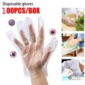 Disposable Gloves Latex Free Food Service Handling Prep Poly Gloves For Cooking, Kitchen, BBQ, Cleaning, Anti-Touch.