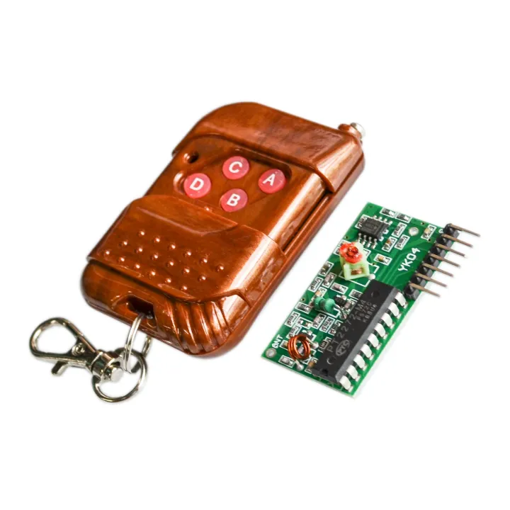 Chkey Remote 【Lejia】1set 4 CH Key Wireless Remote Control Receiver module | Daraz.com.bd