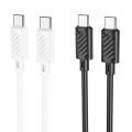 Hoco X88 Gratified 60W PD Fast Charging Data Cable for Type C to Type C. 