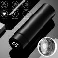 Touch Screen Stainless Steel 500Ml Vacuum Flask Smart Temperature Water Cup Insulation Cup Coffee Cup Thermos Water Bottle - Flask. 