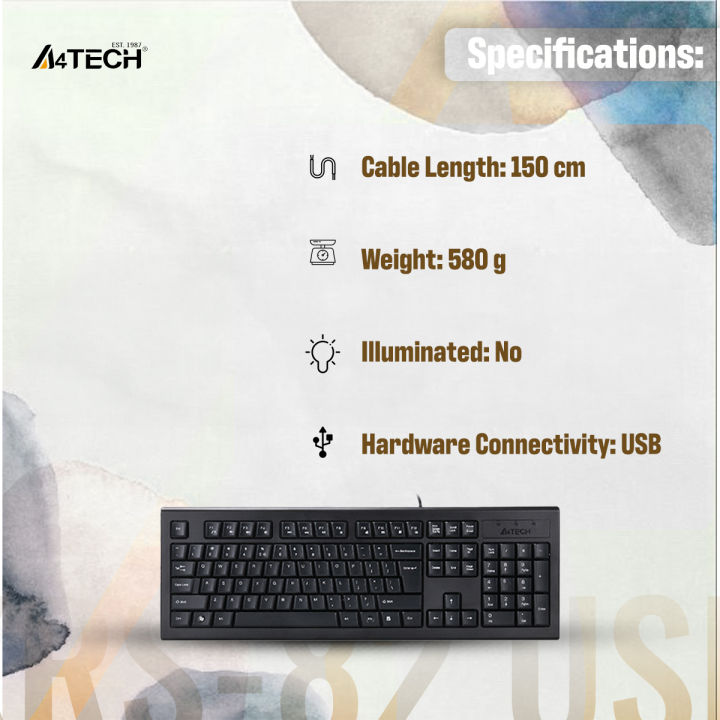 A4tech%20KRS-82%20USB%20Wired%20Keyboard%20-%20Bangla%20Layout%20-%20FN%20Multimedia%20Key%20-%20Comfort%20Roundedge%20Keycaps%20-%20USB%20-%20For%20PC/Laptop%20-%20Black%20-%20Image%204