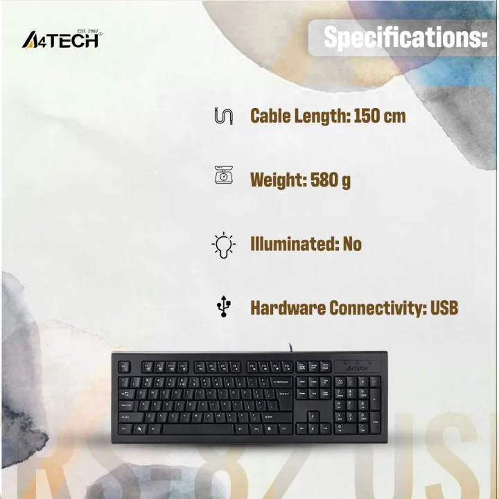 A4tech%20KRS-82%20USB%20Wired%20Keyboard%20-%20Bangla%20Layout%20-%20FN%20Multimedia%20Key%20-%20Comfort%20Roundedge%20Keycaps%20-%20USB%20-%20For%20PC/Laptop%20-%20Black%20-%20Image%204