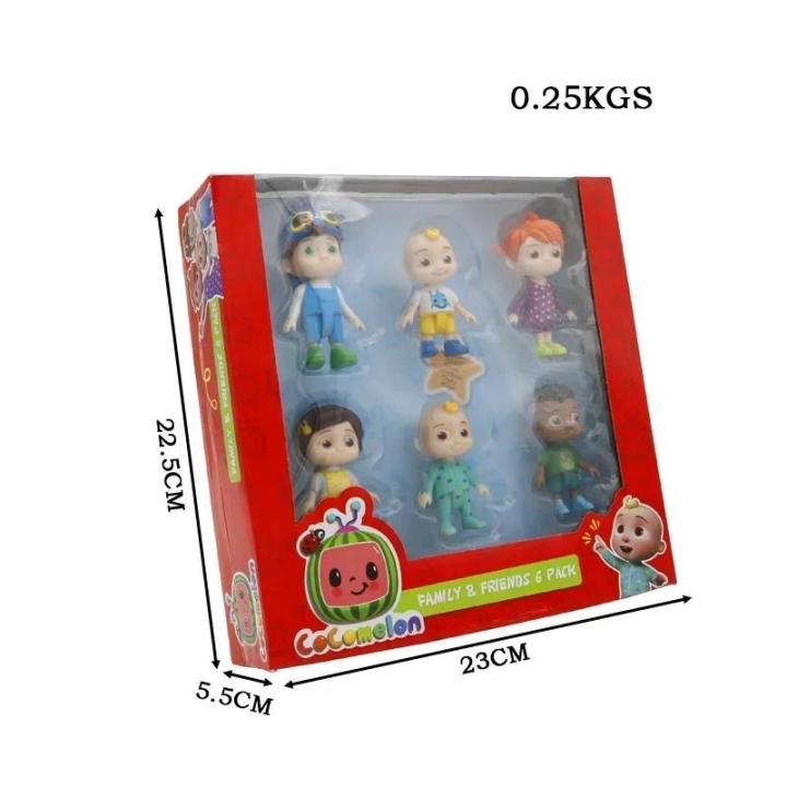 6pcs/set%20Anime%20Cocomelon%20Action%20Figures%20PVC%20Family%20Sister%20Brother%20Friends%20Baby%20JJ%20Model%20Toys%20For%20Kids%20Festival%20Gift%20Superman%20-%20Image%202