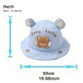 Baby Hat Summer Baby Cute Cartoon Wide Visor Fisherman Hat Boys and Girls. 
