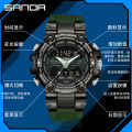 Sanda Men's Watches Sports Military 50 M Waterproof Digital Wrist watch for Male Clock Stop watch Relogio Masculino 3186. 