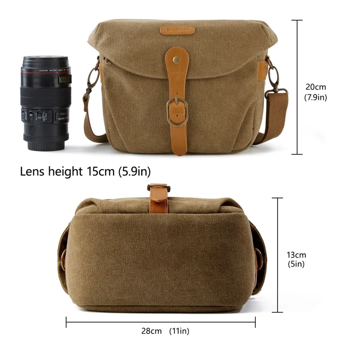 BAGSMART%20Camera%20Bag%20for%20Photographers%20DSLR%20Canvas%20Padded%20Camera%20Shoulder%20Bag%20with%20Rain%20Cover%20Suitable%20for%20Women%20and%20Men%20-%20Image%205