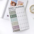2024 Wall Calendar 12 Monthly Calendar Poster Calendars Annual Yearly Planner Thick Paper 29x20 Inch Home Schooling Planner. 