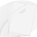 25 Sheets 8.3X11.6 Inch Inkjet Sticker Paper, Printable Transparency Film Quick Dry Paper Label for Inkjet Printers. 