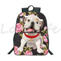 Boston Terrier Backpack Boys Girls School Bag Kids Bookbags Rucksack German Shepherd Travel Backpack Bulldog Knapsacks. 