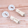 Toilet Seat Hinges Screws WC Hole Fixing Easy Installation 2 Pack.