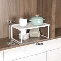 Kitchen rack, layered rack inside the cabinet, partition board, household multifunctional sink, pot and utensils storage box.