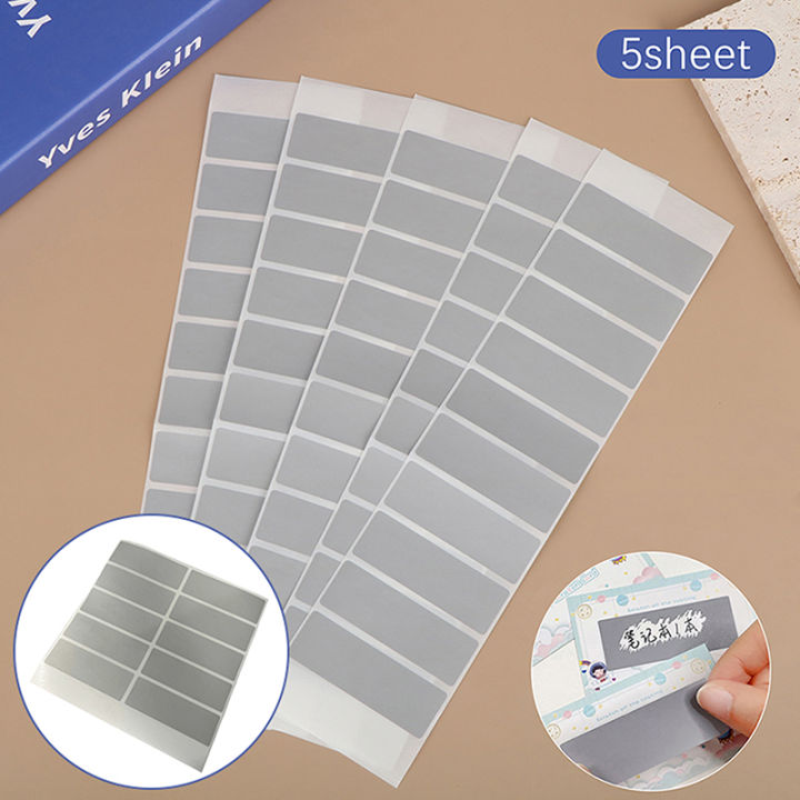50pcs Children Reward Scratch Card Film Coated Stickers Scratch Off DIY Labels