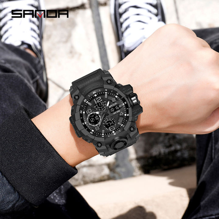 %E3%80%902025%20NEW%E3%80%91%20SANDA%20New%20Men's%20Casual%20Watch%20Sports%20Waterproof%20Watch%20Fashion%20Luminous%20Luxury%20LED%20Outdoor%20Analog%20Multi-function%20Men's%20Watch%20-%20Image%206