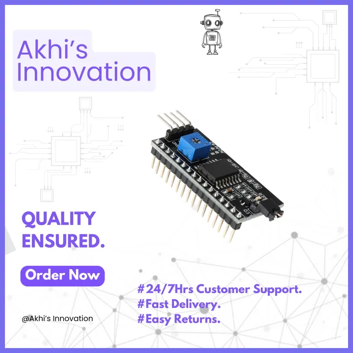 IIC I2C TWI SPI Serial Interface Board Module 5V 4Pin Serial Board ...