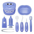 9Pcs Dental Toy Dentist Role Play Dental Examination Children's Set. 