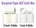 1"Inch 6 Rolls & 2"Inch 3 Rolls Surgical Tape Microporous Hypoallergenic. 