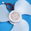 Brushless BLDC Motor Fan Blade 6 Inch 3 Blades 5V Fan Motor Desktop Fan Core High Air Volume.