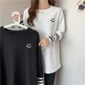 Embroidered Long SleeveTT-shirt Bottoming Shirt for Women Spring Autumn Winter2023New Loose Slimming Large Size Design Blouse Trendy.