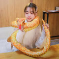 110/160CM Simulated Python Snake Plush Toy Giant Boa Cobra Long Stuffed Snake Plushie Pillow Children Boys Gift Home Decoration Dislikelike.