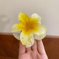 Egg flower claw for women's new high-end hair accessory headwear clip, large back spoon shark clip.
