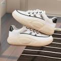 Chunky Platform Sneakers for Women Casual Shoes Nonslip Thick Soled Comfortable Female Summer Shoes Women Trainers for Running Sports Ladies , White, 39.