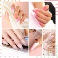 15pcs Set 8 Color Nail Builder Kit Nail Extension Kit with UV Lamp Top Coat Base Coat All-in-One for Nail Starter Different Nail Art Ideas DIY Home Manicure.