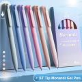 6Pcs/Set Cute Morandi Gel Pen Set Retro 0.5mm Color Signature Pen Student Writing Ink Pen Ballpoint Pen School Office Stationery. 