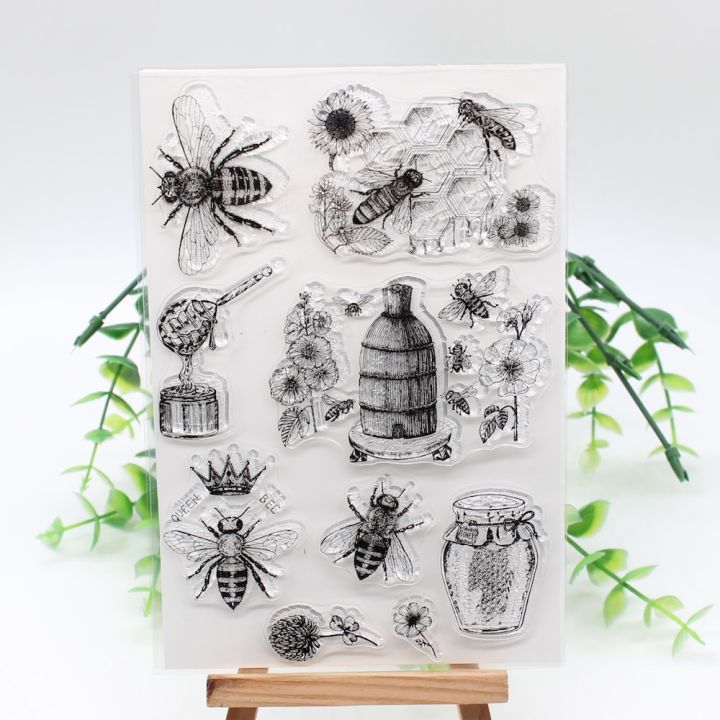 KSCRAFT%20Bee%20Transparent%20Clear%20Silicone%20Stamp%20for%20Scrapbooking/Card%20Making/Kids%20Craft%20Fun%20Decoration%20-%20Image%202