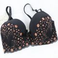 【VisioN Shop】38/85 40/90 DE cup big size push up bra,cotton dot underwear bras for women,fashion lingerie brassiere. 