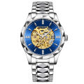 Binbang automatic mechanical watch men's business hollow tourbillon waterproof luminous function watch cross-border foreign trade. 