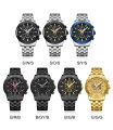 NAVIFORCE NF9227 Hollow Mechanical Style Men’s Watch Fashion Waterproof Sports Luminous Wrist Watch. 