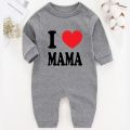Romper for New Born Baby Items Baby Girls Clothes Winter Cotton I Love Mama Baby Clothes Newborn Boy Outfits Costume Auntume. 