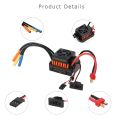 GoolRC Upgrade Waterproof 3650 3900KV Brushless Motor with 60A ESC Combo Set for 1/10 RC Car Truck RC Parts. 