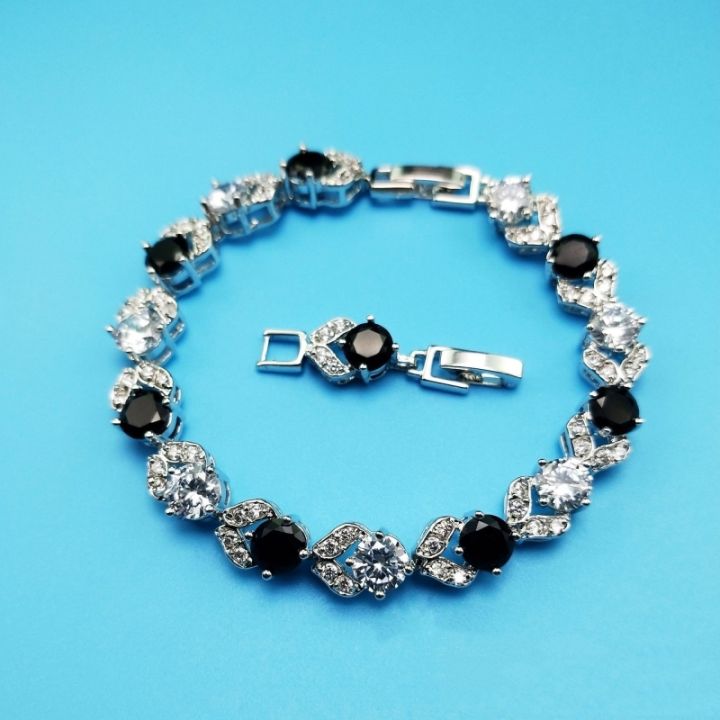 SUNNICE%20Wholesale%2018K%20Gold%20Plated%20Cubic%20Zirconia%20Copper%20Pro%20Mayor%20Pulsera%20De%20Mujer%20Fashion%20Jewelry%20Custom%20Diamond%20Women%20Bracelet%20-%20Image%207