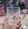 Enjoy Your Drink In Style With Clear Glass Water Mug, Coffee Mug, Tea Mug - Kitchen Drinkware-2M MUG. 