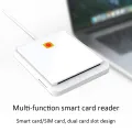 US2.0 Smart Card Reader for Bank ID Card Reader for Windows 7 8 10 Windows Vista. 