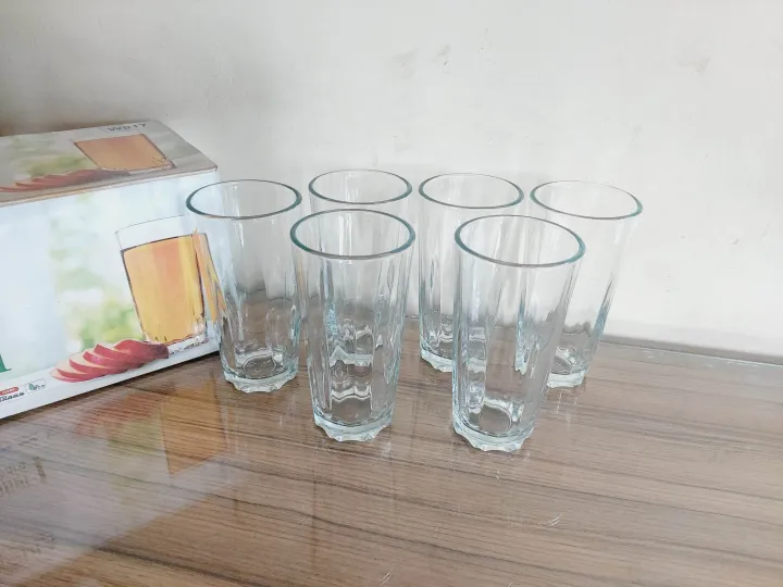 Olila%20Clear%206%20Pcs%20Water%20Drinking%20Glass%20Set%20ZikZak%20Plain%20Design.%20Crystal%20Clear%20Water%20Drinking%20Glass%20Set.%20%20Model:W017:R70.%20-%20Image%207