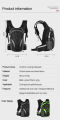 Cycling backpack water bag suit mountain bike bag outdoor leisure travel backpack riding equipment with high wear resistance.